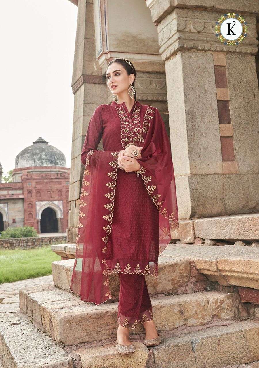 Kalki Fashion-phulwari-pure-viscose-emboidery -work-fancy-kurti-silk-laces-work-pant-organza- Scaleping-work-dupatta-35006